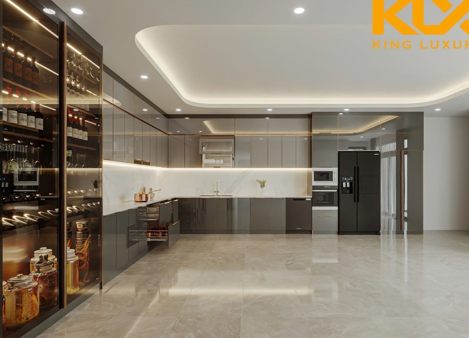 Thiết Kế Tủ Bếp 3D - A4